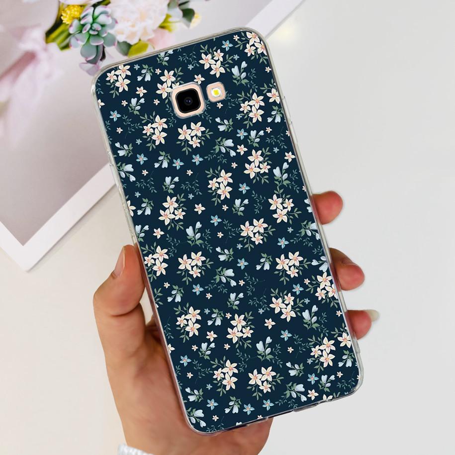 For Samsung Galaxy J4 Plus 2018 Phone Case Fashion Flower Soft Silicone Cover For Samsung J4 J 4 Plus 2018 J4+ J415F J4Plus Capa