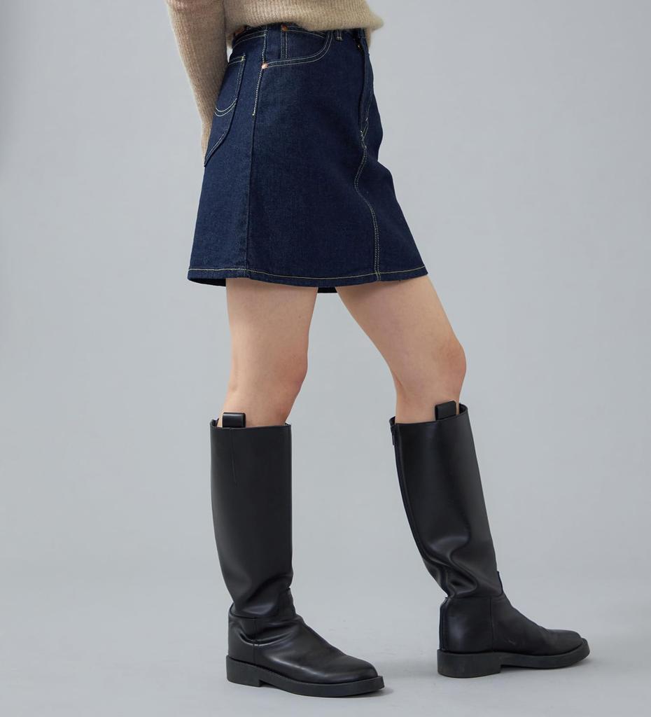 Lee Jeans Denim Mini Skirt LL2634 RINSE M Women's