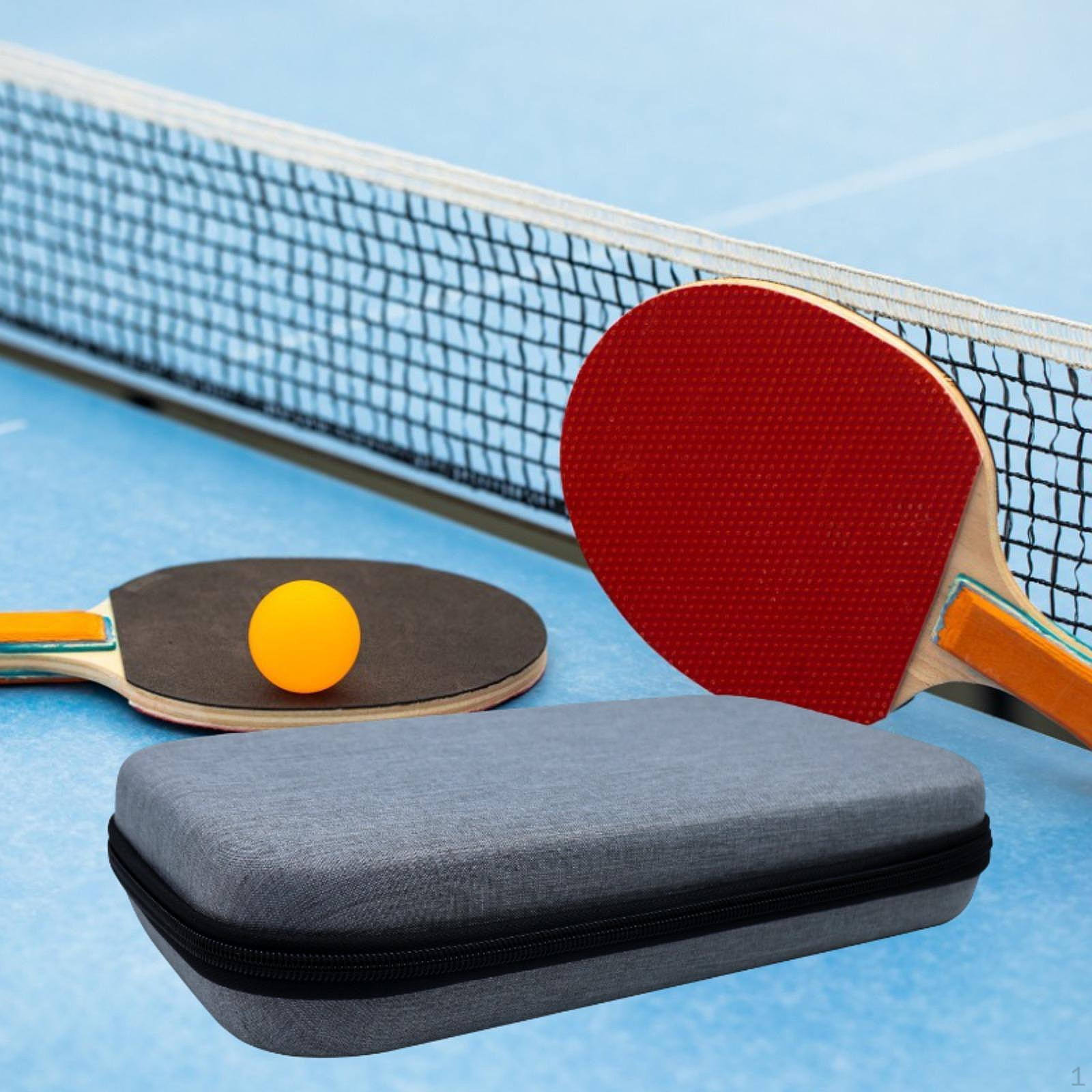 

-Чехол для пинг-понговой ракетки - Чехол Сумка для хранения настольного тенниса Практичный держатель Защита ракетки Переноска для Gray for 1 Paddle