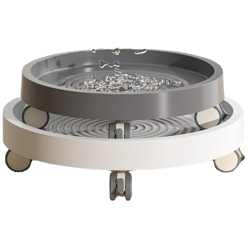 Mobile Plant Pot Caddy Tray with Universal Wheels