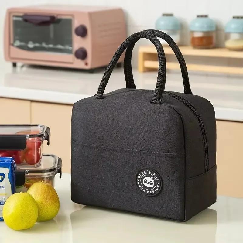 Portable Lunch Box Bag Waterproof Portable Lunch Insulation Bag Waterproof Student Outdoor Thickening Bento Handbag Lunch Bag