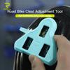 RRSKIT Road Bike Cleat Simple Adjustment Tool For Shimano SPD For LOOK K-E-O Road Cleats Lightweight Locking Shoes Cleat Tool 6