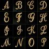 26 English Letters Pin Golden Color Brooches Trend Personality Clothing Accessories Women Gifts
