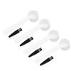 100Set Reusable 4g Coffee Measuring Spoon Brush Kit Coffee Making Accessory for Home Office Use