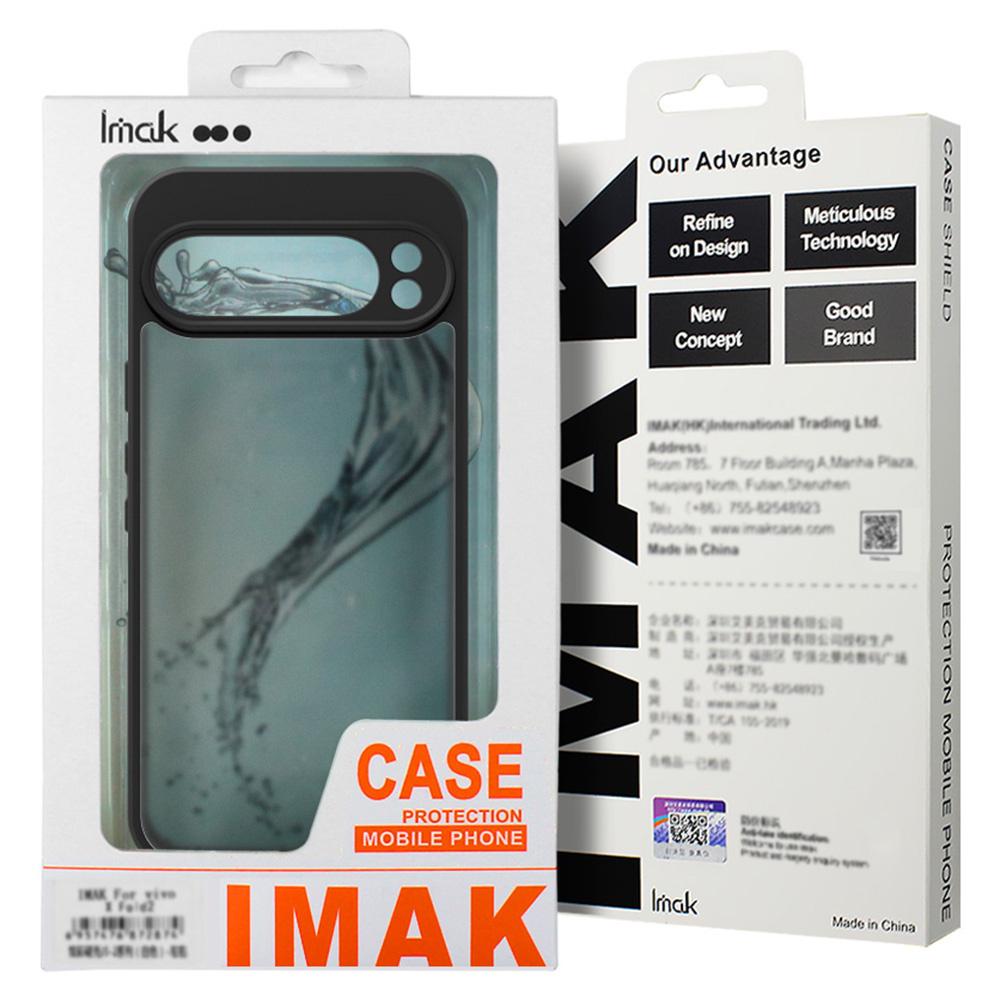 IMAK UX-9B Series For Xiaomi Poco F7 Pro 5G/Redmi K80 5G Case Tiny Airbag PC+TPU Matte Phone Cover