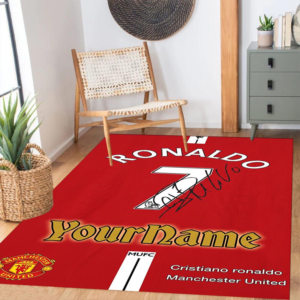 Manchester Customizable Name Floor Rug Office Rug Design for Hallway Decorate room Dining Room Kitchen Anti-slip Rug Office home decor