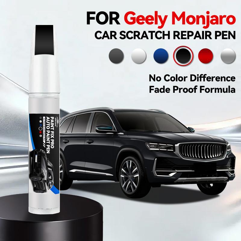 Pour Geely Monjaro 2022-2025 Stylo de Réparation de Peinture Retoucheur Anti-rayures Bricolage Accessoires Auto Noir Blanc Rouge Bleu Argent Gris Rouge