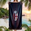 Asciugamano da Spiaggia Asciugatura Rapida in Microfibra Assorbente Portatile da Viaggio Asciugamano da Nuoto Stampa Bologna FC