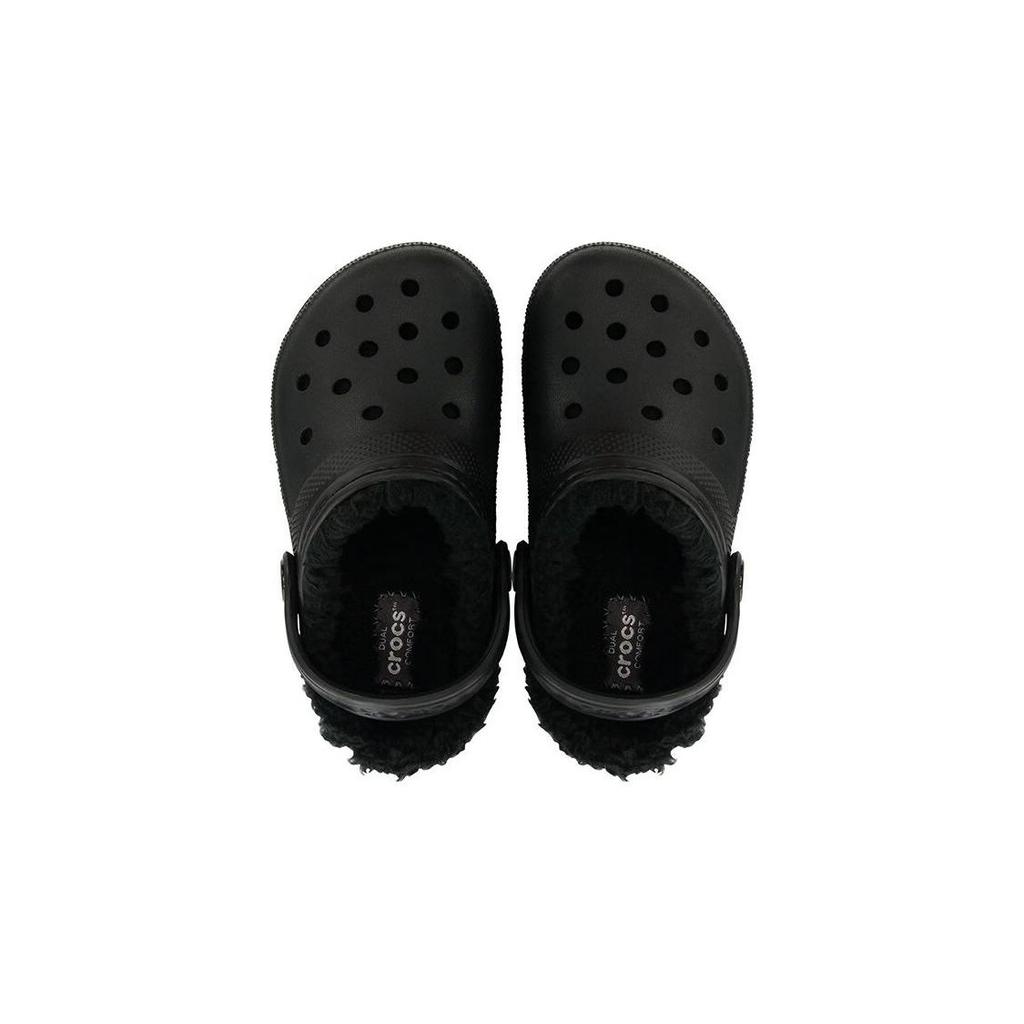 Crocs Comfortable Versatile Non-Slip Lightweight Childrens Sandals Baby Sandals Black 207009-060