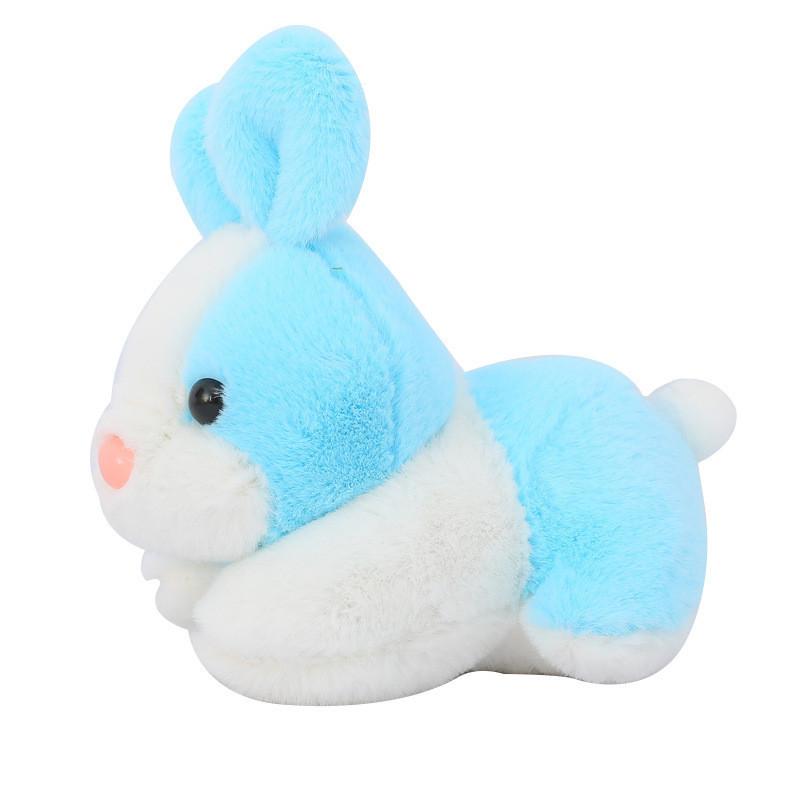 Colorful Bunny Plush Keychain Adorable Stuffed Animal Rabbit Doll For Fashion Bags Accessories And