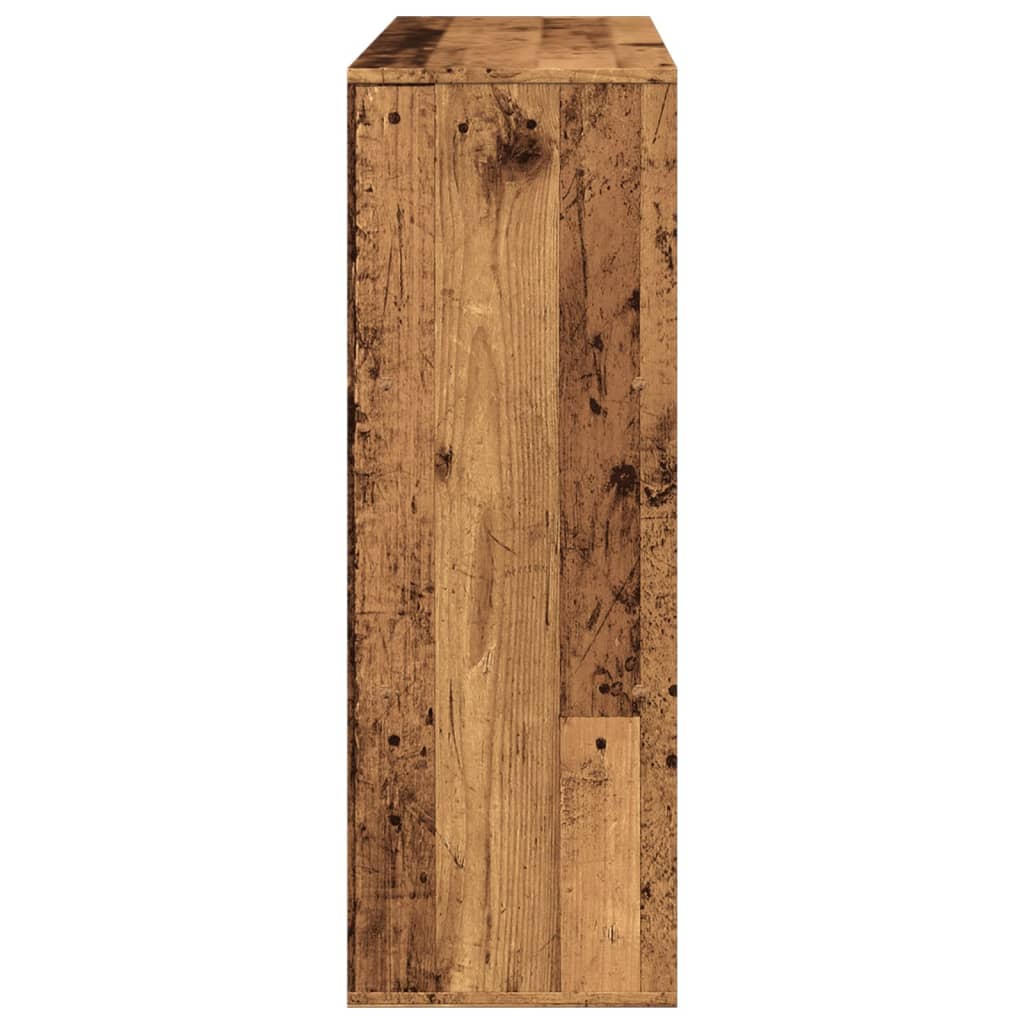 Room Divider with Vintage Wood Look 100 x 33 x 94.5 cm Engineered Wood