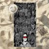 Zombie Crowd Towel For Outdoor Camping Beach Towel Super Absorbent Quickdrying Summer Towel Sports Sweat Towel