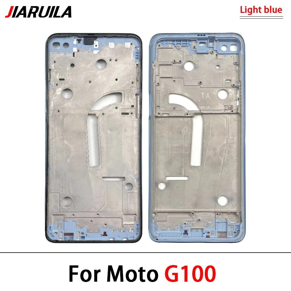 New Middle Frame For Motorola Moto G10 G20 G30 G50 G60 G60S G100 G200 Front Frame Bezel Plate Cover