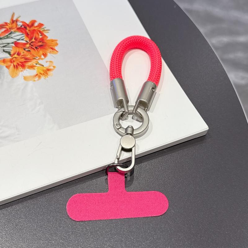 Short Portable Lanyard Pickup Chain Wrist Chain Anti-Lost Lanyard Universal Phone Case With Clip Lanyard Phone Accessories