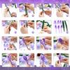 200PCS Tulip Pipe Cleaners for Craft, Chenille Stems with Flower Pole, Flower Core & Gardening Tape, Arts & Crafts for DIY