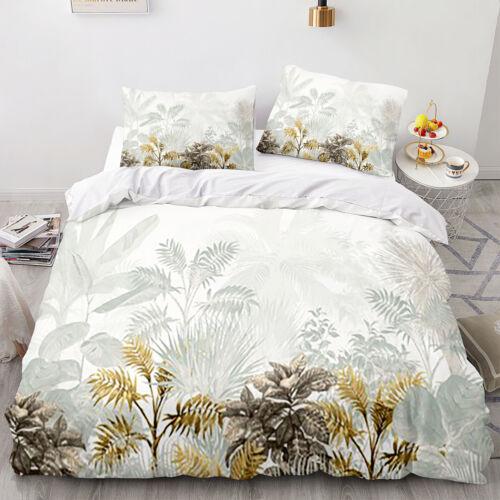 Skogslandskap Påslakan Quilt Cover Sängkläder Set Örngott Enkel Dubbel King Art