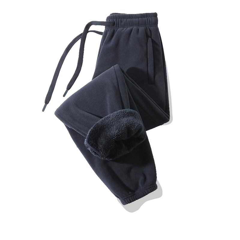 New Autumn and Winter Austrian Velvet Casual Trousers for Men Thickened Velvet Loose Legged Sports Pants