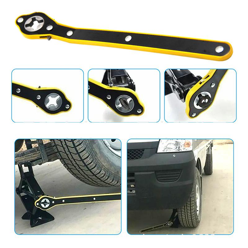 Acessórios de Manivela Universal Pequenos para Carro Montados no Carro Com Ferramentas Automotivas Manivela do Macaco Automotivo Alavanca Chave de Economia de Esforço