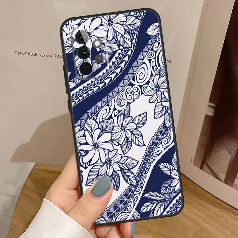 Maori Polynesian Samoan Tribal Funda For Samsung Galaxy A15 A25 A35 A55 A52 A32 A12 A14 A34 A54 A51 A71 A53 A13 A33 Case