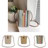 Woven Rainbow Summer Mini Crossbody Bag For Beach Vacation And Daily Use