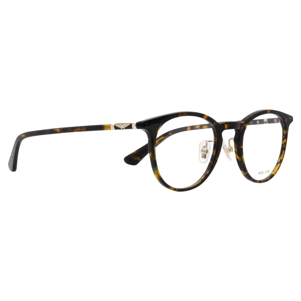 Glasses Frame Sunglasses Photochromic Lens Set VPLF53J 0722 47 Degree Brown Lens [Police] Non-Photochromic