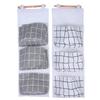Canvas Wall Mounted Storage Organizer 1Pc Multifunctional Hanging Bag Rack for Renters Bedroom Bathroom No Drill Install