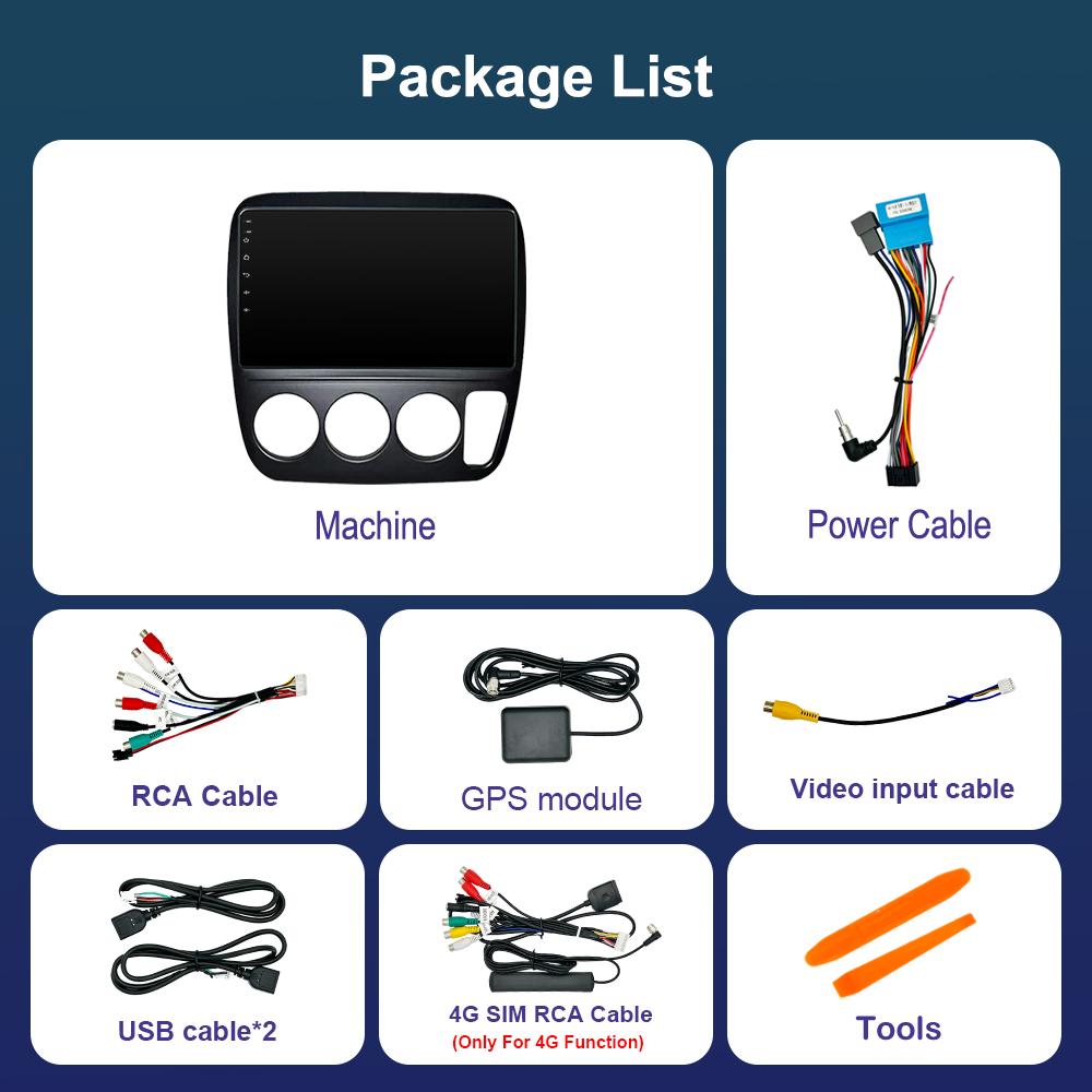 9 Inch for Honda CR-V CRV 1995 - 2001 Android Intelligent System Car Radio Multimedia Player WiFi GPS Navi 4G WiFi Auto Tools