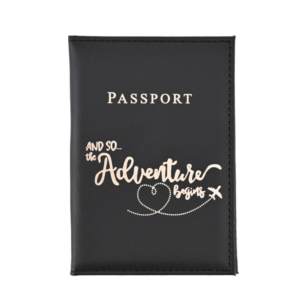 

Fashion PU Leather Passport Cover Waterproof Multi-card Document Credit Card Case Passport Holder Case Woman&Men чёрный