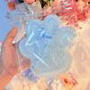 Cute Cat Paw Soft  Toy,  Squishy Toy with Shiny Confetti  Heart Details, Mixed Gentle Colors, Ideal for Easter Egg Basket Fille
