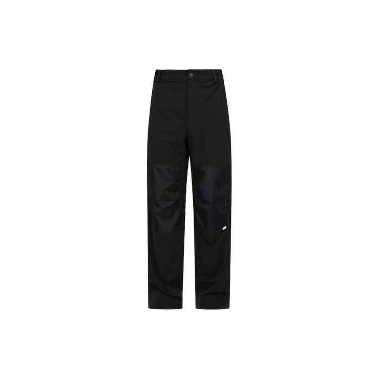 Evisu FW23 Reflective Webbing Logo Print Regular Fit Casual Pants Unisex pants Black 2EAGNM3PP5042XXPL