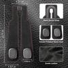SLLAK Car Seat Back Storage Hook, 2-in-1 Car Seat Hooks for Headrest, 2 PCS Premium Leather Car Purse Hook, Suitable for Most Car Seats, Bags,