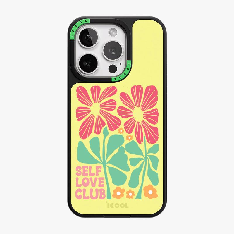 Replaceable Back Plate Mobile Phone Case Iphone15 Flower Apple 14pro Removable Magnetic Two-in-one Can Be Changed At Will