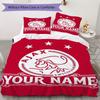 Custom Name AJAX Pattern Bedding Uilt Set Uilt Cover Pillowcase Home Decoration Birthday Gift (1*duvet Cover+2*pillowcase Without Core)