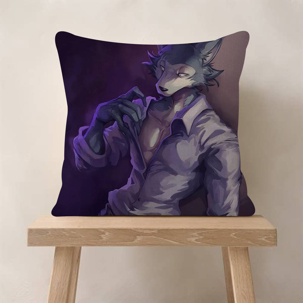 1pc Anime Beastars Cushion Cover Car Throw Pillow Case For Sofa Car Christmas Gift
