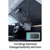 Car Windshield Umbrella - [Latest Vinyl Coating] Car From Heat Damage, Keep Cool And Interior, Spring Structure Edge