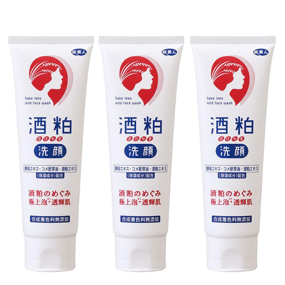 

Tabibijin Sake Lees Facial Wash, Azuma Shoji (3 pieces)