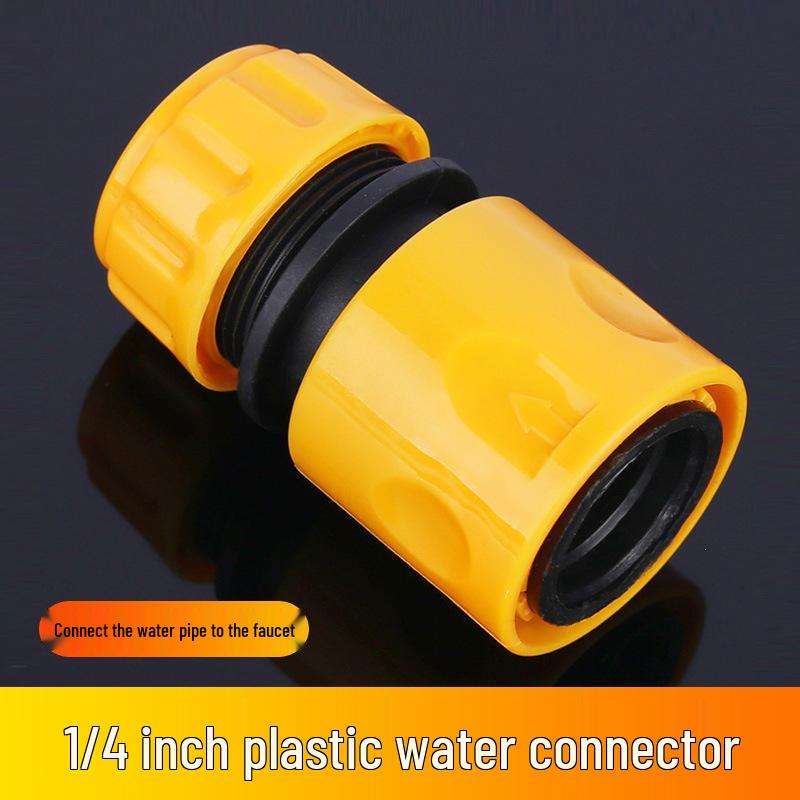 4-Point Plastic Quick Connector for Garden Hoses and Car Wash Guns