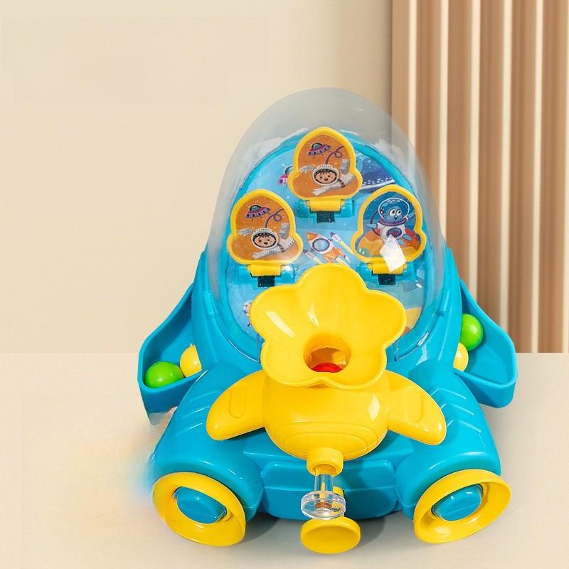 Raumschiff Flipperautomat Spielzeug für Kinder mit Konzentrationstraining und Eltern-Kind-Spiel