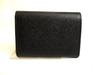 Authentic BVLGARI Logo Clip Black Leather Business Card Case Card Holder #b061  Seller refurbished