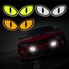 2x Car Reflective Safety Warning Tape Car Reflective Sticker Motorcycle Scooter Night Driving Safety Decal Anime Style Reflector