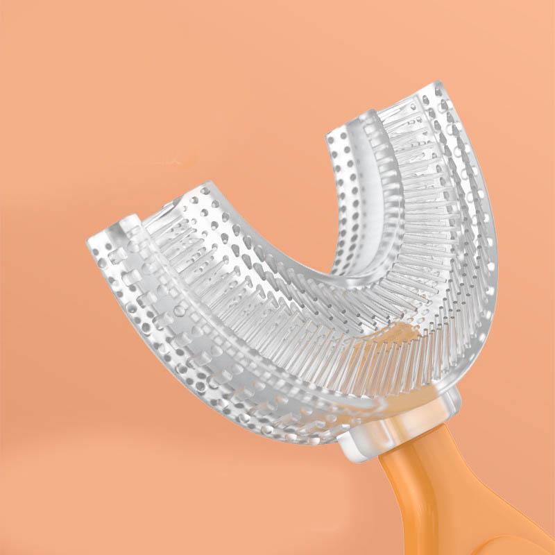 Baby Toothbrush Children's Teeth Oral Care Cleaning Brush Soft Silicone Baby Teether Toothbrush New Baby Products 2-12 Years Old