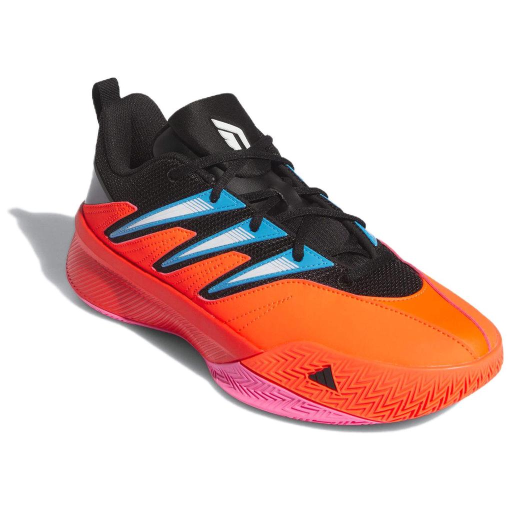 Adidas Dame Certified 3 Low Solar Red Unisexové tenisky Core-Black Cloud-White IH8464