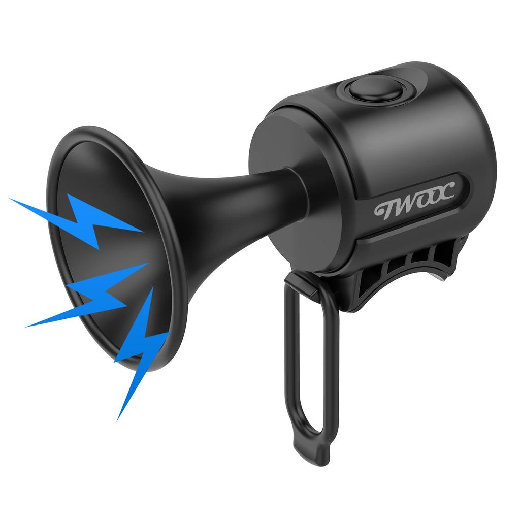 PLATTBK Bicycle Electronic Waterproof Loud 120dB 1 Sound for Road Mountain and Folding Ring Alarm Bell, Horn, IPX4, Lightweight, Sound, Type, Bikes,