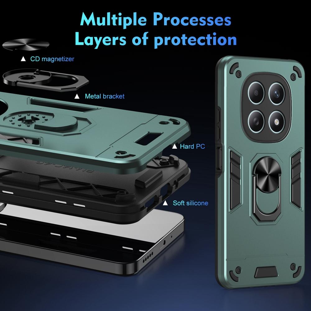 Camera Armor Shockproof Case For Xiaomi Redmi Note 15 Pro+ Redmy Note15 Pro Plus 5G Lens Protect Magnetic Ring Cover