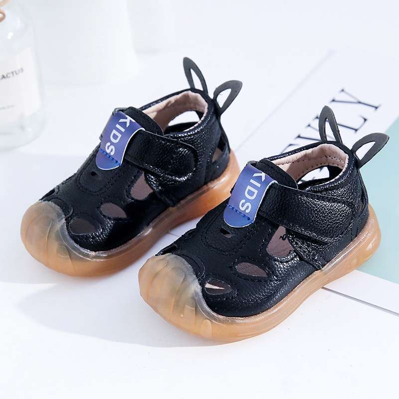 Infants and Toddlers Hole Shoes Spring and Summer 0-1-2 Years Old 3 Boys Baby Toddler Shoes Girls Sandals Hollow Breathable Shoes