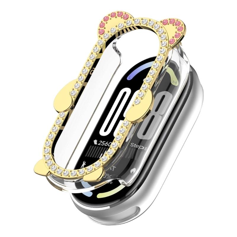 Metal Watch Protector Cover Case for Band 10 Protector Bumper Frame Cover Shell Smartwatch Scratchproof Housing
