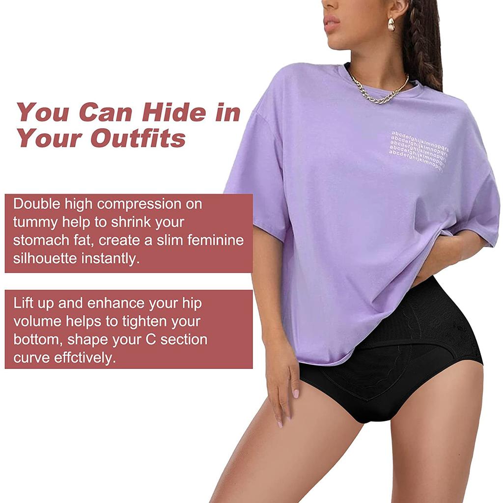 Tummy Shaper for Women Butt Lifter Shapewear High Waist Trainer Panties Body Shaper Corset Compression Underwear