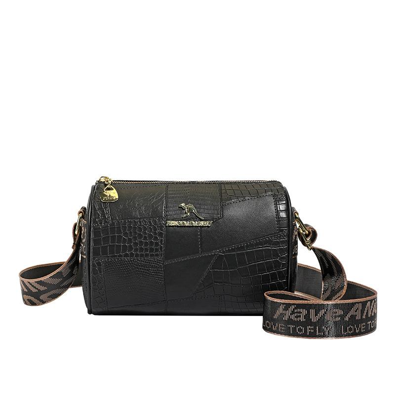 

Simple pillow bag bag women s new fashion splicing portable mini small bag single shoulder messenger bag чёрный