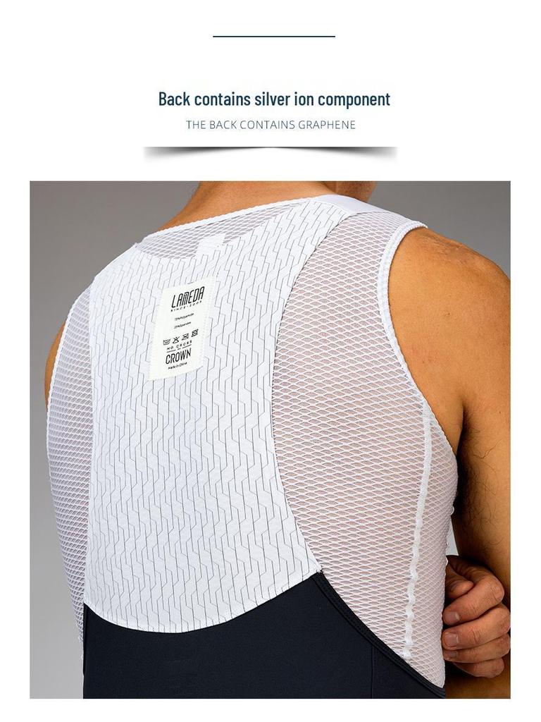 Lampaida Men's Summer Cycling Bib Shorts - Shock-Absorbing, Professional Mountain Bike Pants