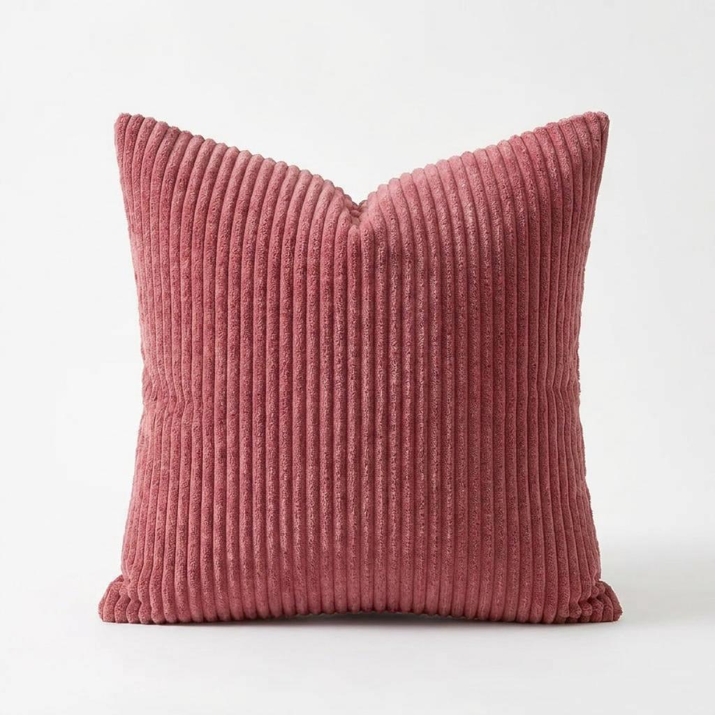 Solid Color Simple Corduroy Pillowcase 2026 New Living Room Sofa Cushion Decoration Pillowcase Cover